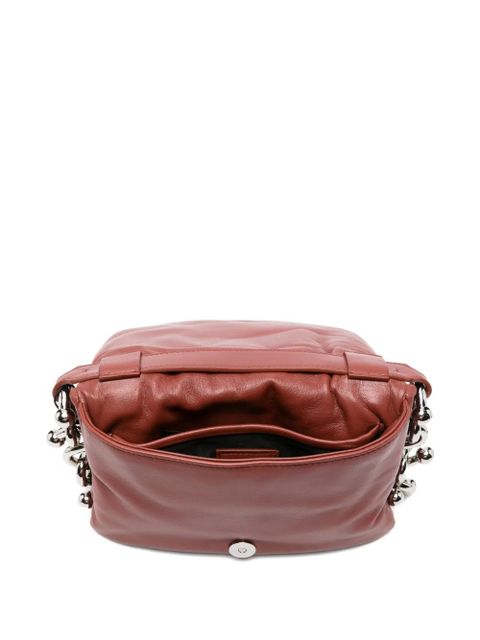 Sportmax mini Soffy chain-strap leather shoulder bag - Red