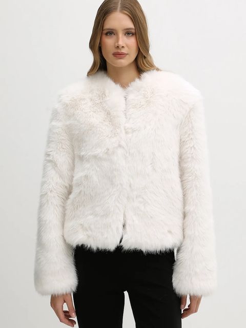 Blugirl Blumarine kurtka kolor beżowy przejściowa RF5212.E1088 - zdjęcie produktu nr 1