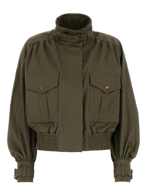 ZIMMERMANN cotton hypnotic bomber jacket - Green - zdjęcie produktu nr 1