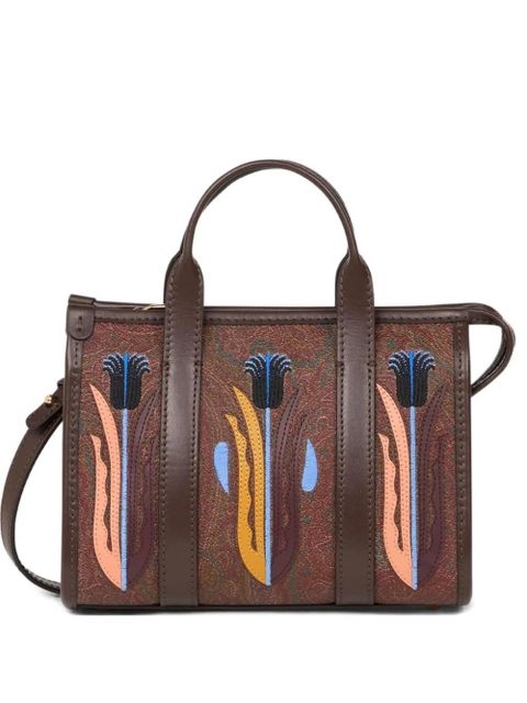 ETRO x Agostino Iacurci embroidered tote bag - Brown - zdjęcie produktu nr 1