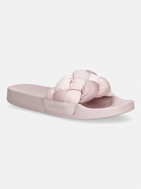 Tommy Jeans klapki damskie TJW BRAIDED SLIDES - zdjęcie produktu nr 1