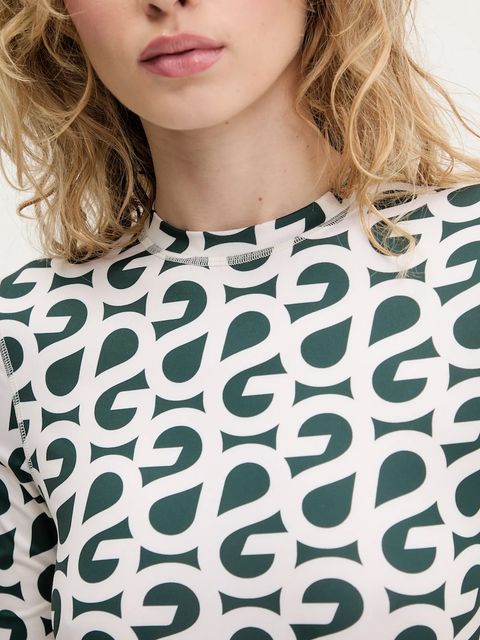 Stine Goya t-shirt damski kolor zielony SG-PF25-T071-2244