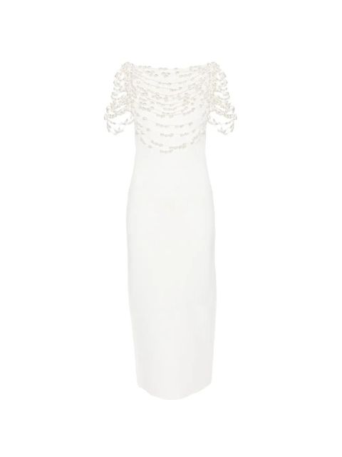 Cult Gaia Meri beaded midi dress - White - zdjęcie produktu nr 1