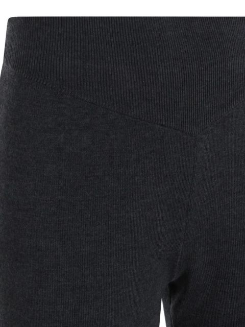 Aya Muse ribbed-knit trousers - Grey