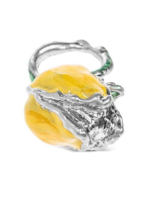 Marni enamel fruit ring - Yellow - zdjęcie produktu nr 1