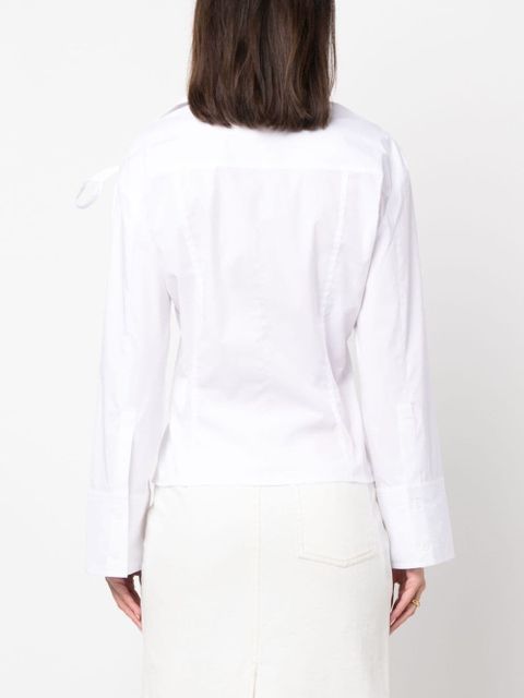 Jacquemus La Chemise Ruban cotton shirt - White