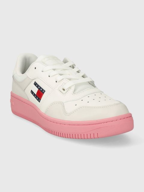 Tommy Jeans sneakersy skórzane TJW RETRO BASKET ESS - zdjęcie produktu nr 2
