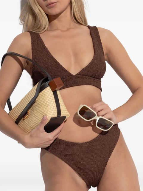 Hunza G metallic crinkle bikini - Brown - zdjęcie produktu nr 2