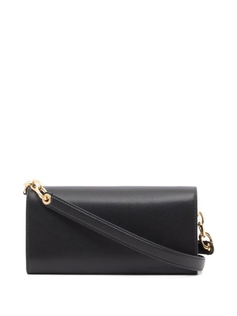 Valentino Garavani VLogo The Bold Edition wallet with shoulder strap in nappa leather - Black - zdjęcie produktu nr 2