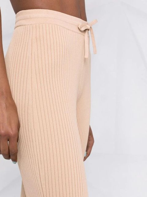 Nanushka ribbed knitted trousers - Neutrals