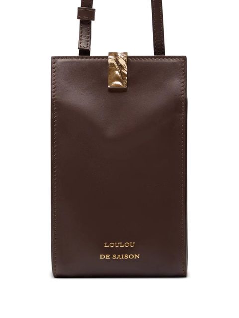 LouLou de Saison Hermin mini bag - Brown - zdjęcie produktu nr 1