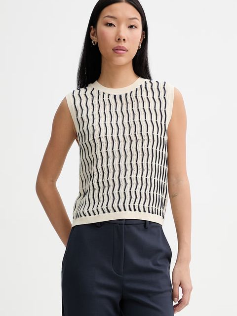 rag & bone kamizelka damska z bawełną Leslie - zdjęcie produktu nr 1