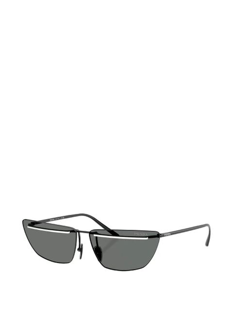 Prada half-rim sunglasses - Black - zdjęcie produktu nr 2