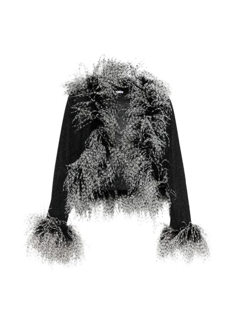 Oséree Lumiere Plumage top - Black - zdjęcie produktu nr 1