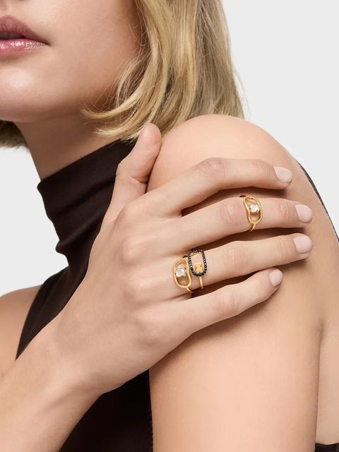 Tous pierścionek pozłacany