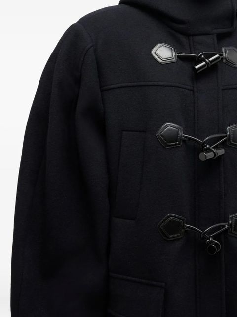 GANNI hooded coat - Blue