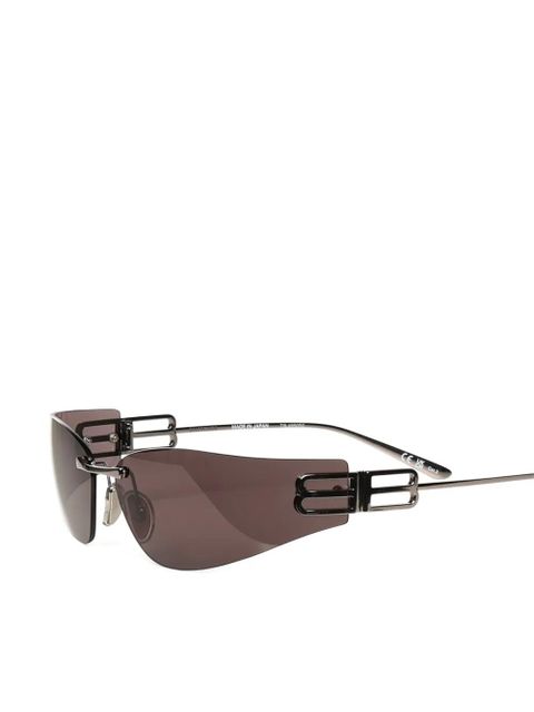 Balenciaga logo-detail sunglasses - Silver