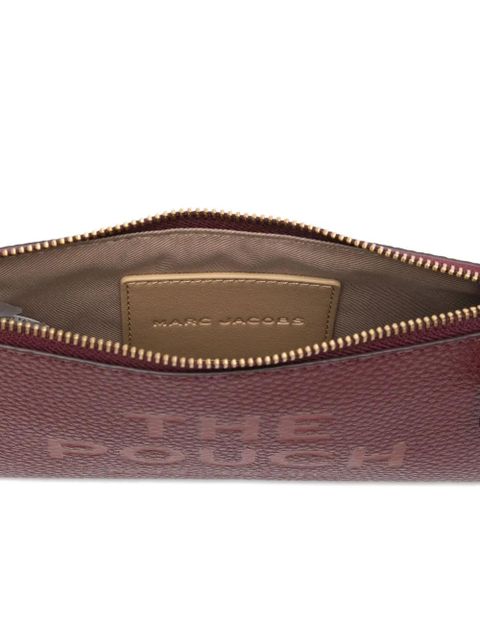 Marc Jacobs The Leather Pouch clutch bag - Red