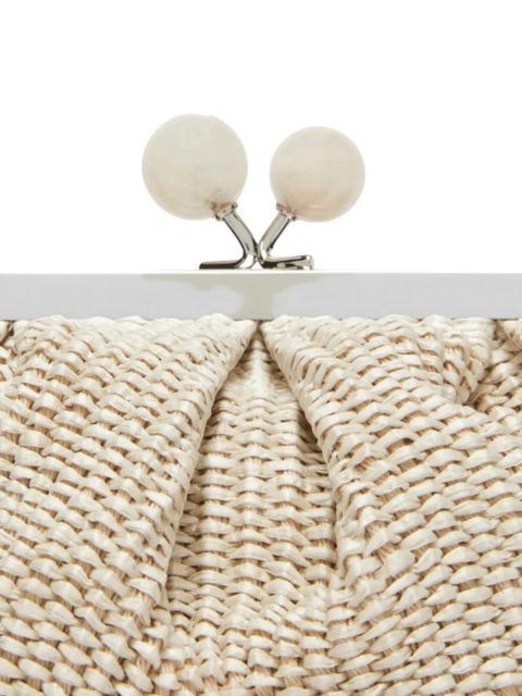 Weekend Max Mara medium Pasticcino clutch bag - White