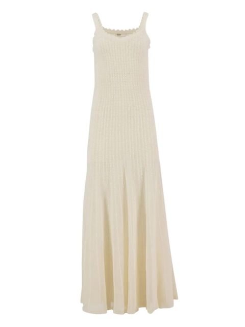 KHAITE Thora maxi dress - Neutrals