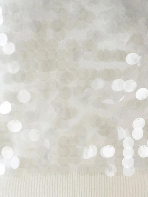 Max Mara Saio short-sleeve sweater - White