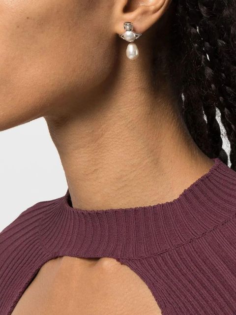 Vivienne Westwood Orb-embellished stud earrings - Silver - zdjęcie produktu nr 2