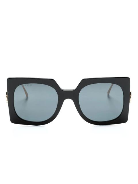 ETRO Pegaso-motif oversize-frame sunglasses - Black - zdjęcie produktu nr 1