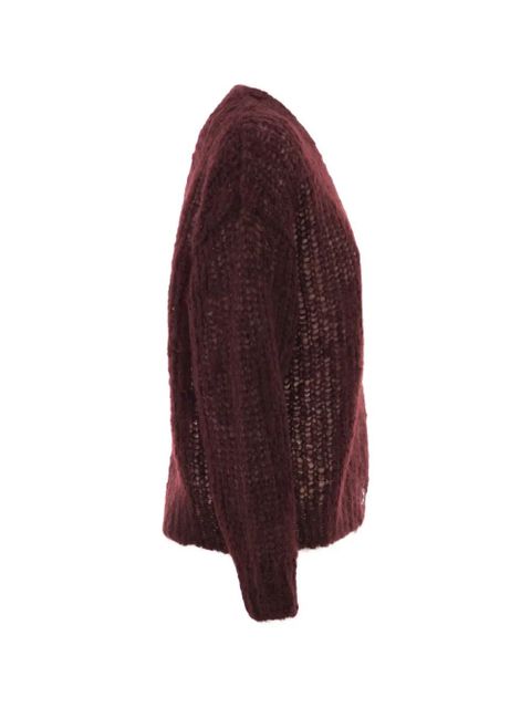 Weekend Max Mara Wkddanza V-neck textured mohair cardigan