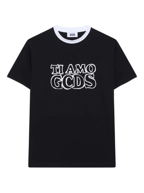 GCDS logo-print T-shirt - Black