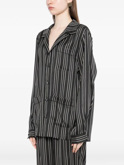 TOM FORD striped shirt - Black