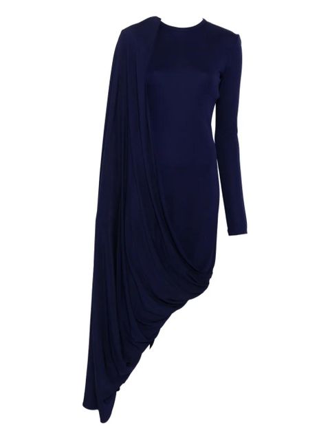 Sportmax draped asymmetrical dress - Blue - zdjęcie produktu nr 1