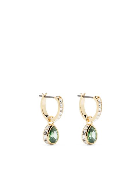 Swarovski Chroma mini hoop earrings - Gold - zdjęcie produktu nr 1