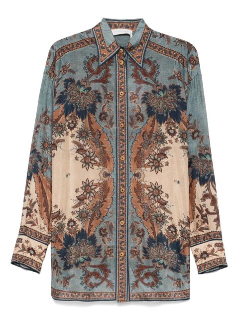 ZIMMERMANN Ascension shirt - Blue - zdjęcie produktu nr 1