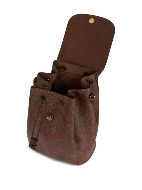 ETRO medium Arnica paisley backpack - Brown - zdjęcie produktu nr 2