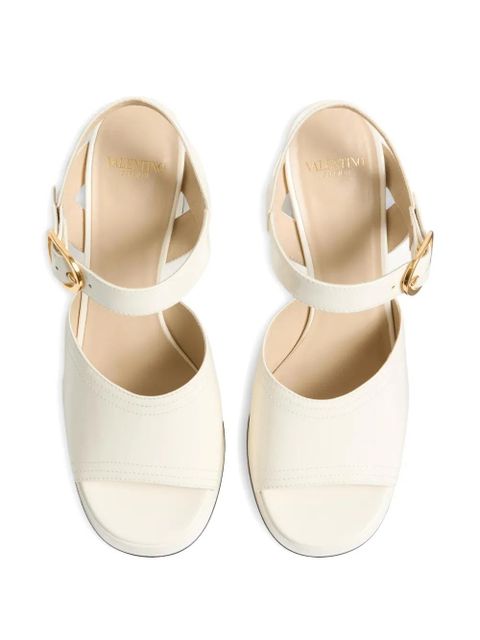 Valentino Garavani Fawcette platform sandals - Neutrals