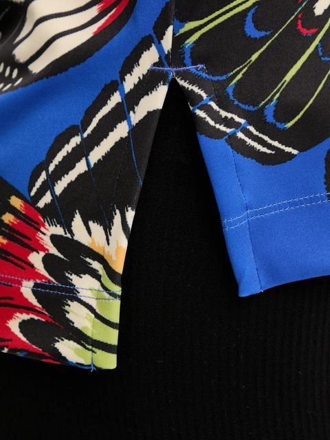 adidas Performance top treningowy x Farm Rio kolor niebieski KB5566