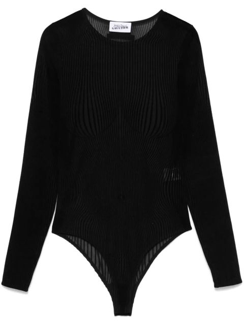 Jean Paul Gaultier The Morphing pinstripe bodysuit - Black - zdjęcie produktu nr 1