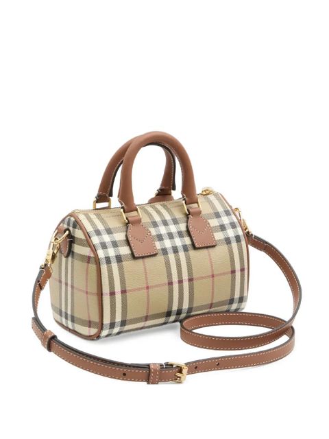 Burberry check mini bag - Neutrals - zdjęcie produktu nr 2