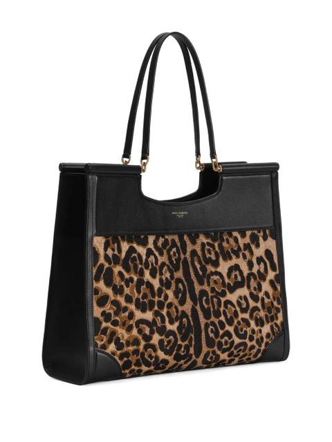 Dolce & Gabbana large Sicily tote bag - Brown