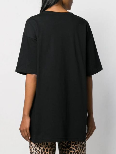 Gucci oversized sequin detail T-shirt - Black
