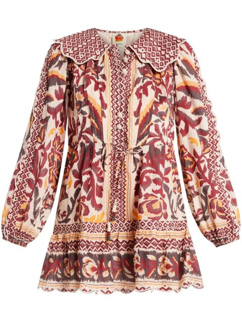 FARM Rio printed mini dress - Neutrals - zdjęcie produktu nr 1