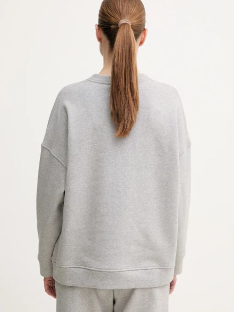 Weekend Max Mara bluza bawełniana damska kolor szary z nadrukiem 2515921021600