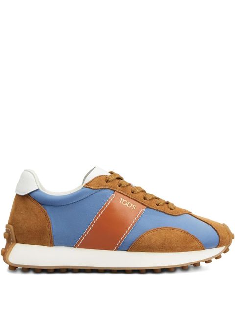 Tod's lace-up panelled sneakers - Blue - zdjęcie produktu nr 1