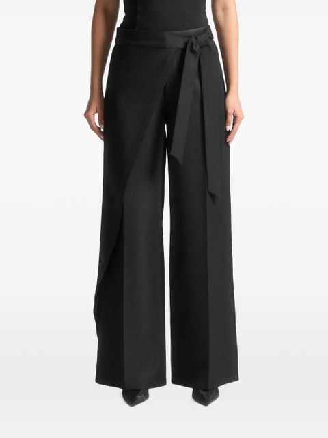 Manière De Voir tailored wrap trousers - Black