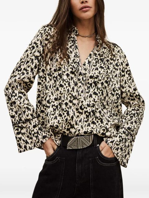 Ba&Sh Pia patterned blouse - Neutrals