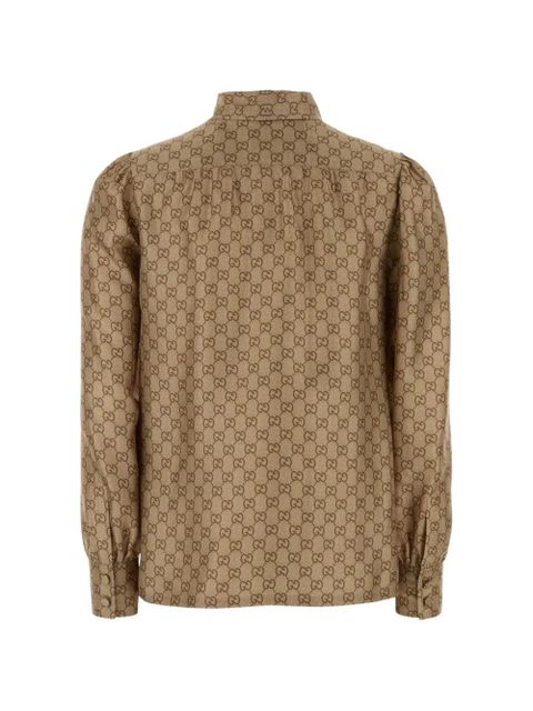 Gucci GG-pattern shirt - Neutrals - zdjęcie produktu nr 2