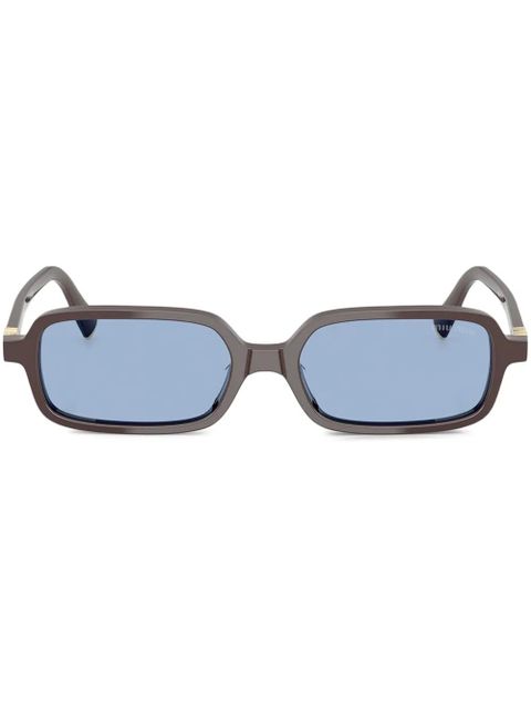 Miu Miu Eyewear rectangle-frame sunglasses - Brown - zdjęcie produktu nr 1