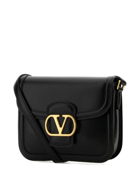 Valentino Garavani gold-tone logo shoulder bag - Black - zdjęcie produktu nr 2