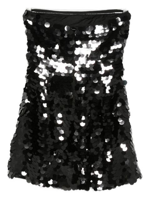 Paris Georgia Mermaid sequin-embellished mini dress - Black