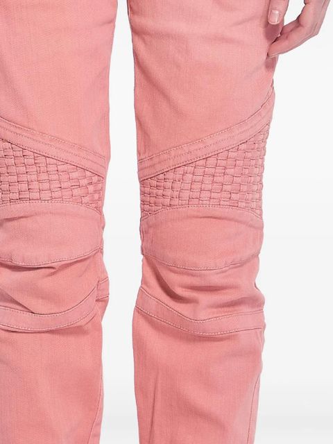 Balmain panelled jeans - Pink